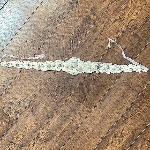 Handmade Beaded Rhinestone Belt - Picture 3 of 6